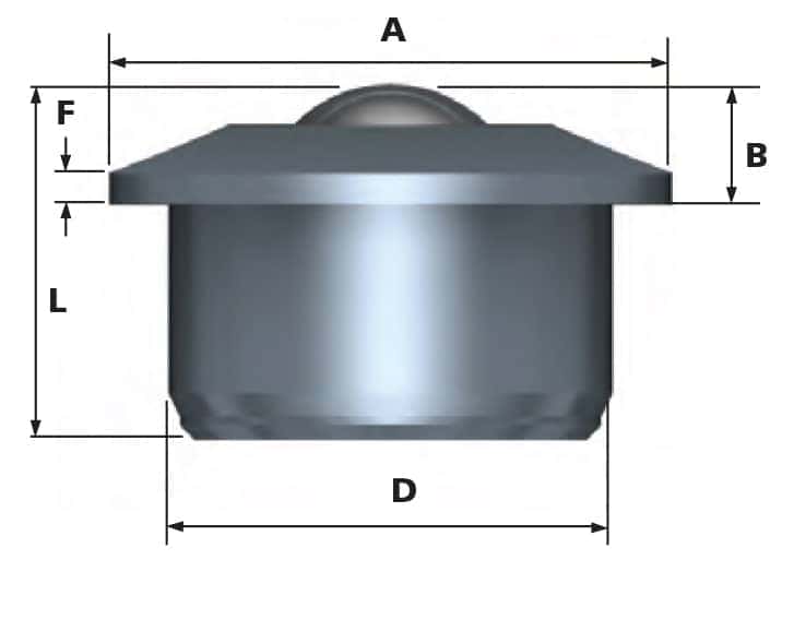 Alwayse Ball Transfer Unit Heavy Duty Series 807 Alwayse