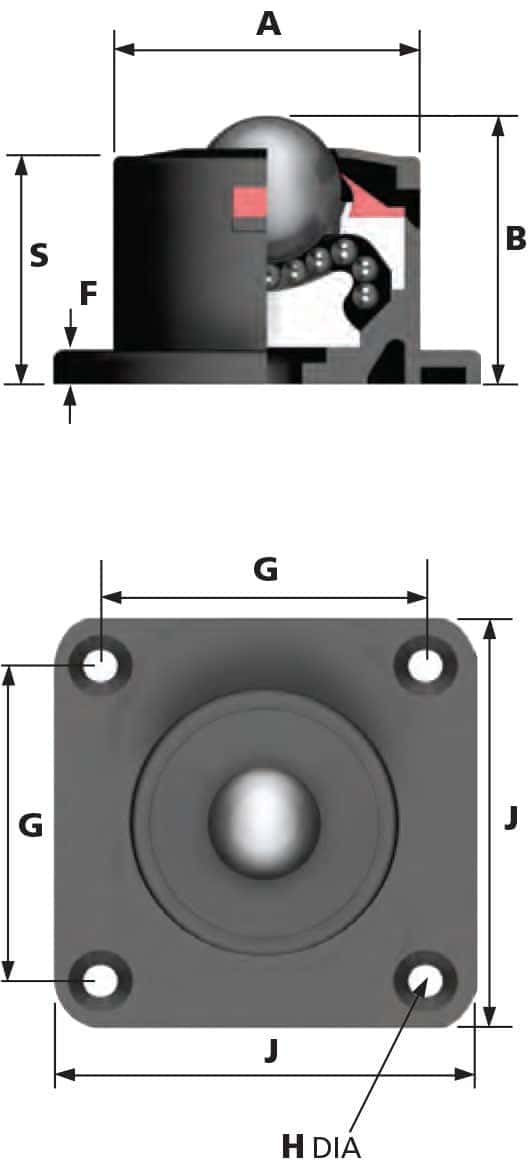 Alwayse Ball Transfer Unit HITECH 60253 Alwayse